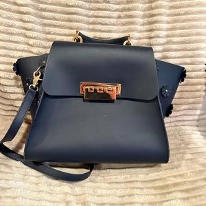 ZAC Posen Bag Navy Blue Leather
